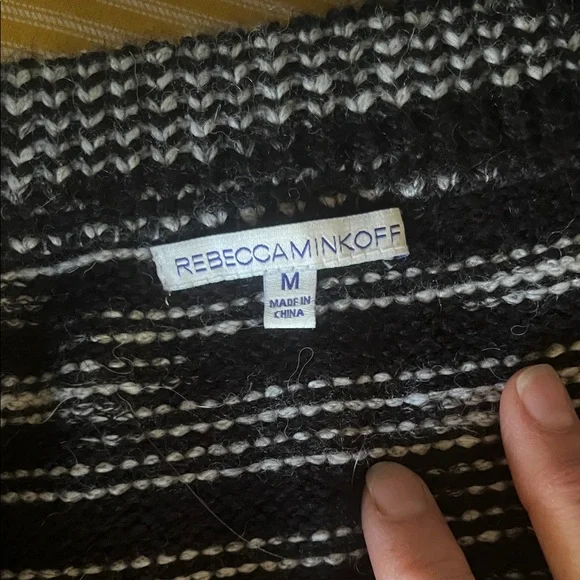 Rebecca Minkoff Black and White Knit Accessory - Picture 2 of 3